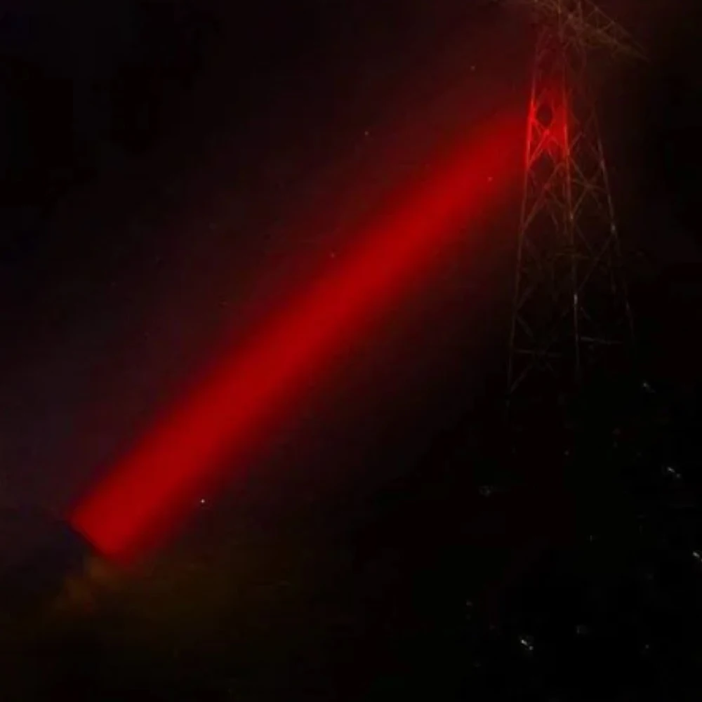 UltraFire C8 LED Outdoor Powerful Red Light Flashlight 350m Focus Handheld Long Range Lantern for Night Hunting Rabbit Spotlight