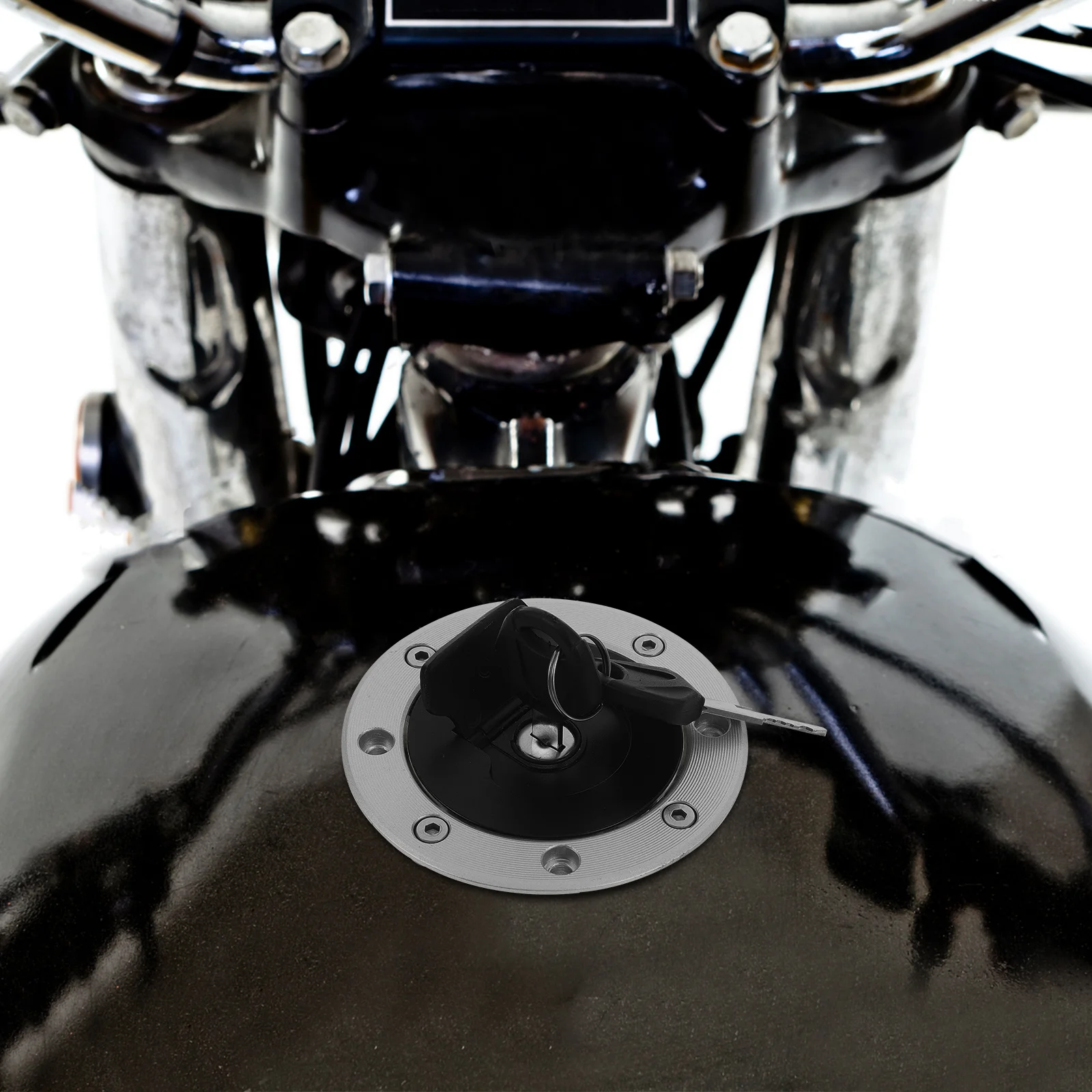 

Fuel Tank Cap With Key For Gsxr600 750 1000 Locking Gas Cap Automotive Fuel Tank Cover Replacement Car Accessories Sturdy
