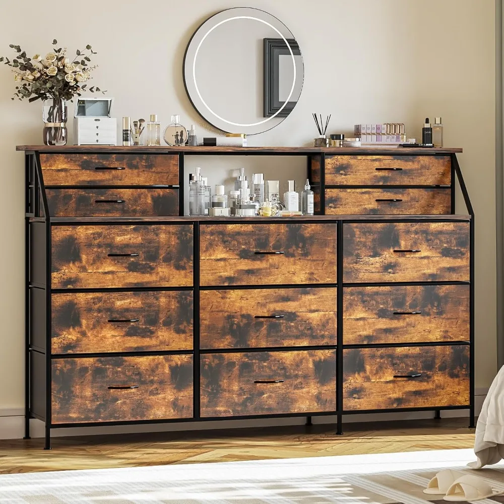 

72 ultra wide long wardrobe with 13 large drawers and 2 shelves