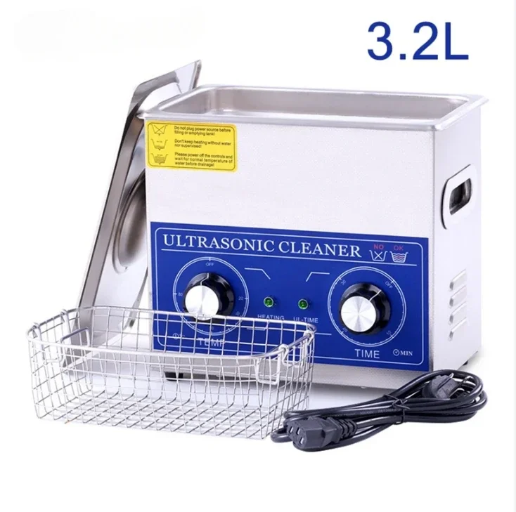 Ultrasonic Cleaner 3.2L Ultrasonics Household Bath Cleaning Machine For Dentistry Dental Tools Dental Instruments