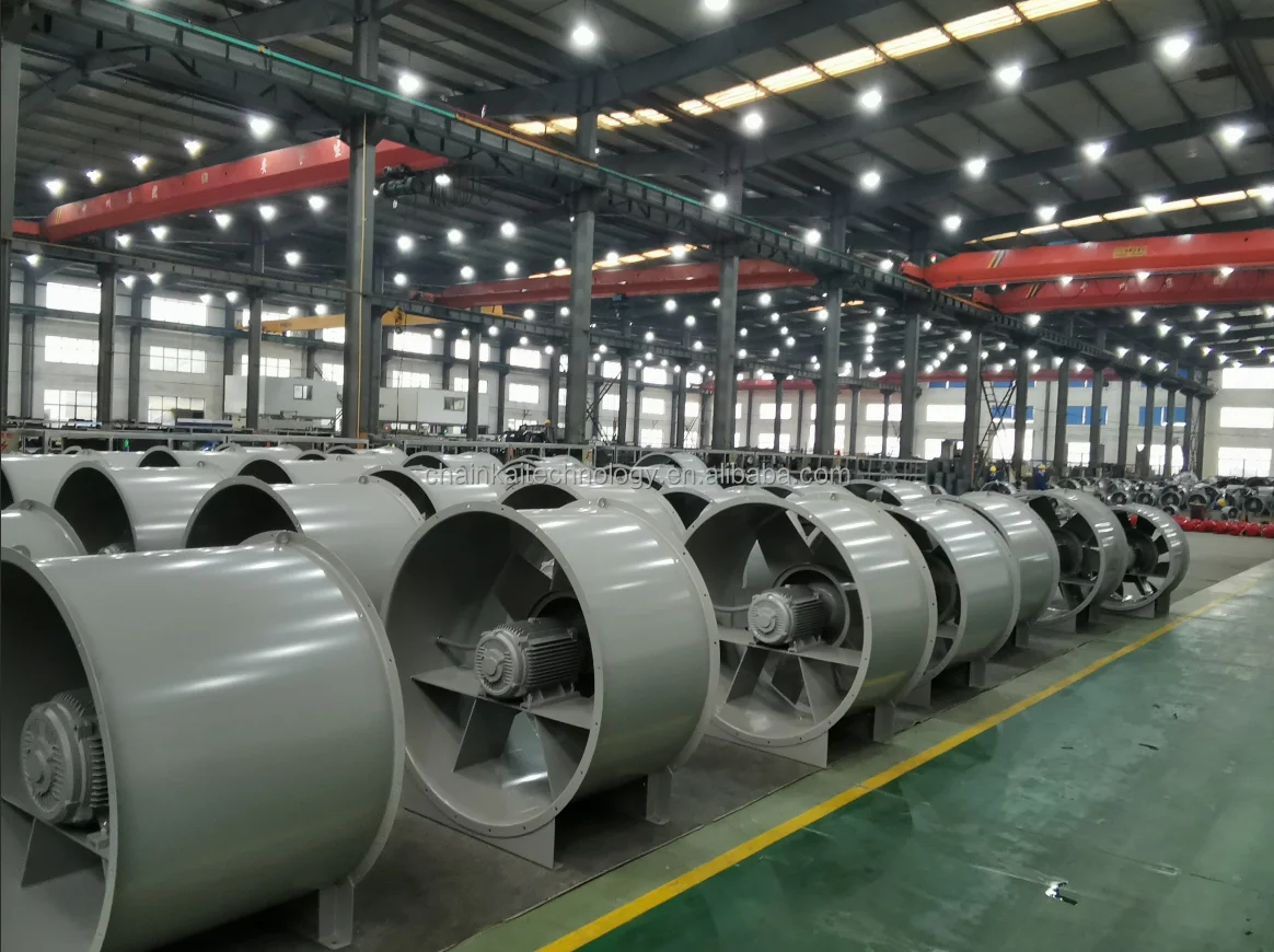 Flow Feuerfester Rauchabzugsventilator Axialventilator der Serie HTF-II und Axialventilator