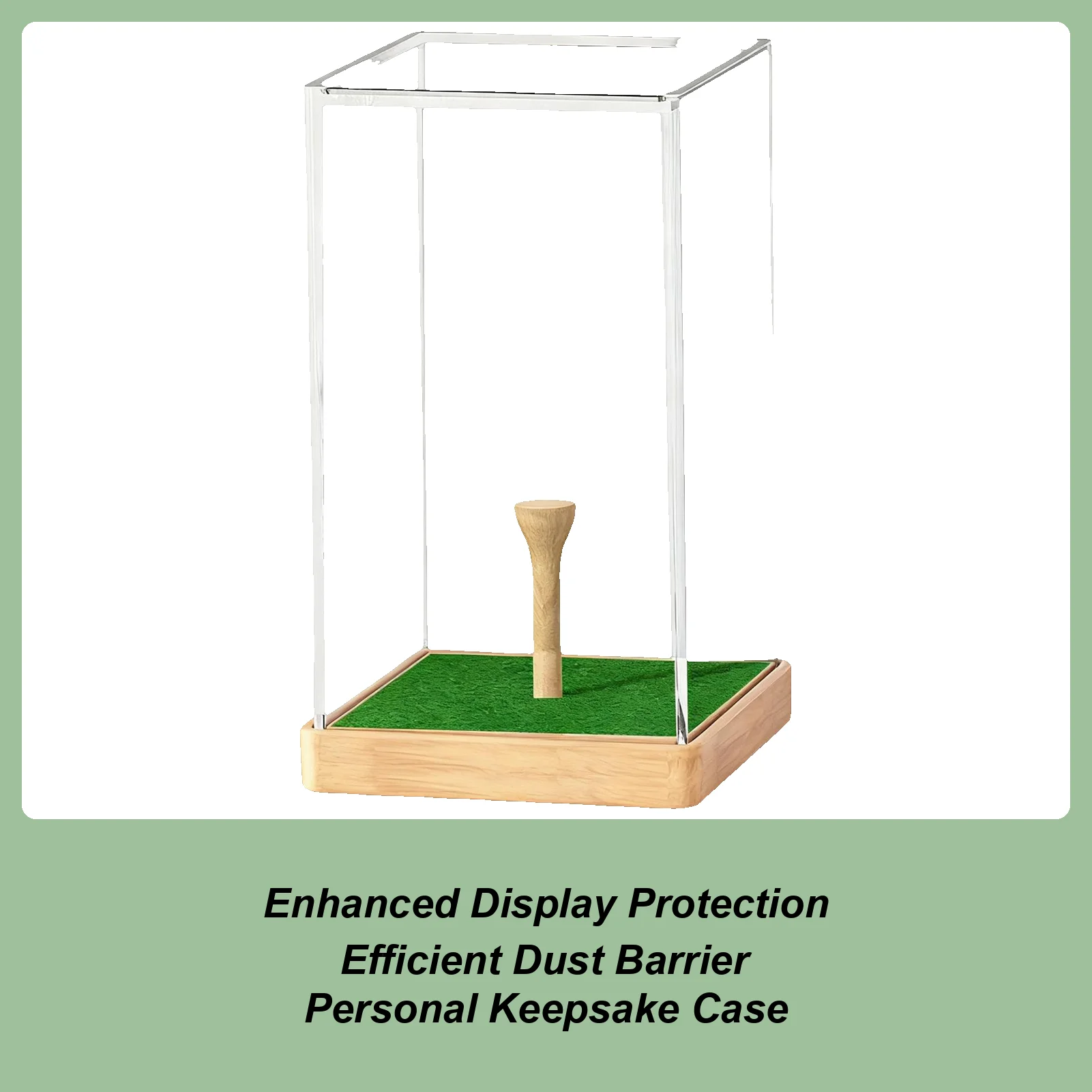 Étui pour balle de Golf, vitrine de Protection en acrylique, présentoir pour amoureux, famille, maison, salle intérieure, étagère de bureau