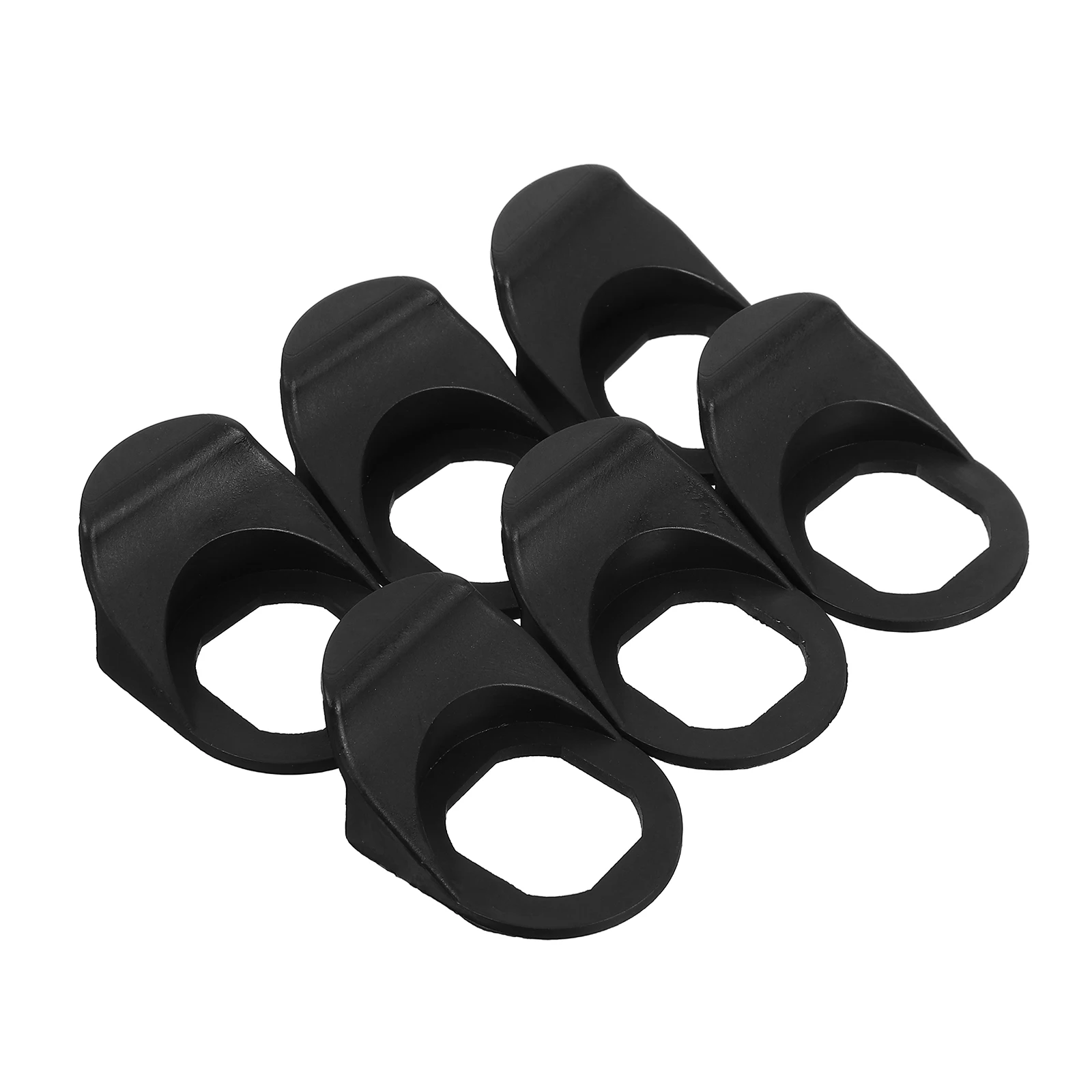 

6pcs Plastic Trash Bin Lid Rainproof Garbage Cover Universal Fit For Control Switch Cabinets Long Lasting Lock Cover