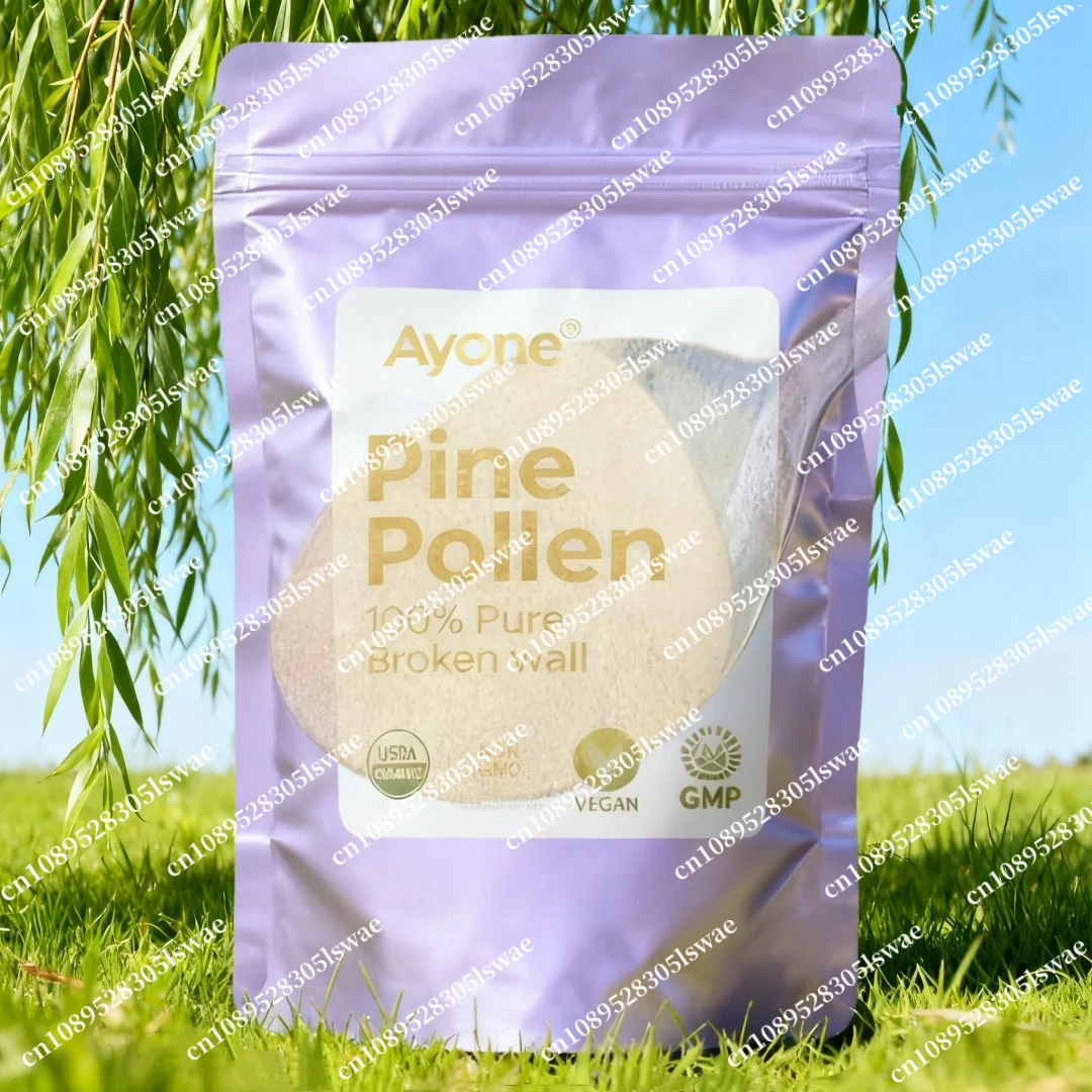 

Customized Natural Pine Pollen Powder,Broken Wall Pine Polen Double Deck Plastic Bag for Global Distributors