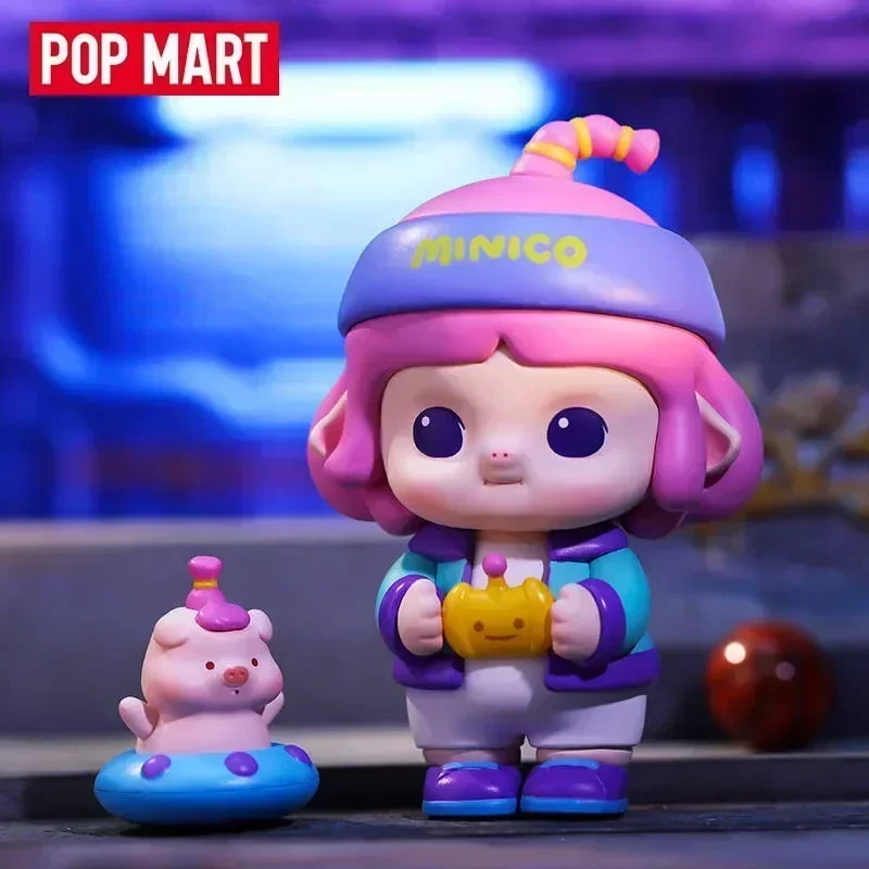 

POP MART Minico My Toy Party слепая коробка-Mystery Аниме Фигурка Кукла Симпатичная сумка для догадок Настольная игрушка для коллекционеров