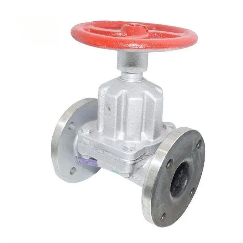 Industrial high temperature manual, cast iron EPDM carbon steel diaphragm valve