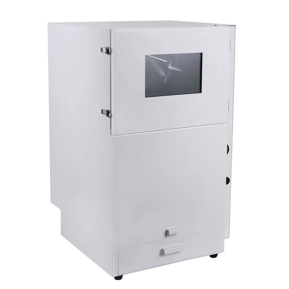 Dental Laboratory Equipment Unattended Cycle Blasting Design R-607 Steel Bracket Automatic Sandblasting Machine