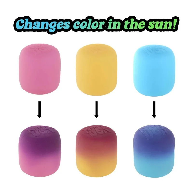 Needoh Cube Drip Fidget Sensory Toy Maltose TPR Mello Mallo Snow Ball Press Doh Change Color Relief Anxiety Focus Calm Down Gift