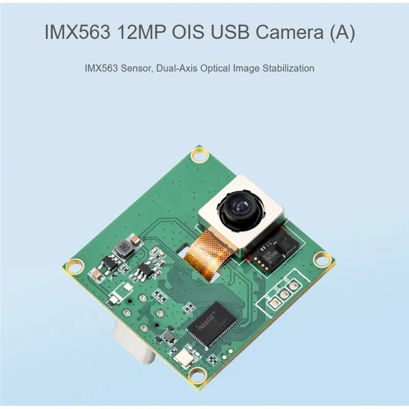 Super Deal -IMX563 12MP OIS USB Camera Dual-Axis Optical Image Stabilization, Autofocus, USB 2.0 Type-C Port