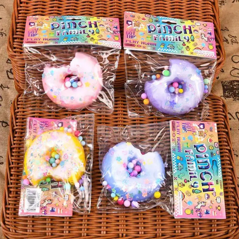 Simulated Food Squeeze Toy Kids Soft Sticky Stress Relief Relax Toys Party Halloween Christmas Gift