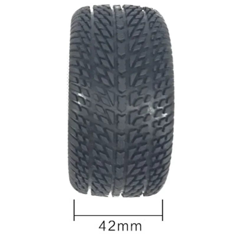 4 Uds neumáticos de goma de 90Mm rueda de neumático para Wltoys 144001 124019 12428 104001 HBX 16889 SG1601 piezas de mejora de coche RC