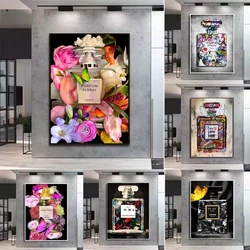 5d Diamond Painting Graffiti Perfume Street Art Full Diamond Embroidery Modern Fashion Women Bedroom Mosaic Home Decoration Gift