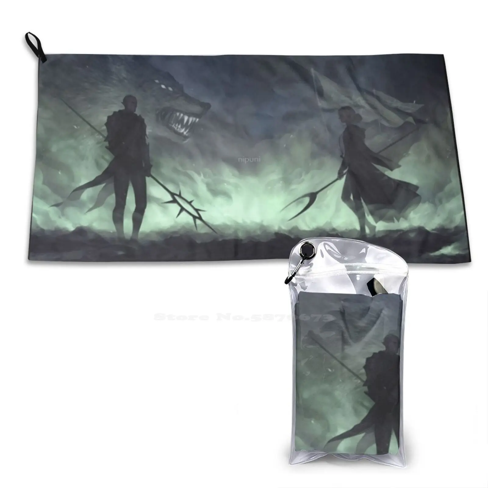 Last Stand Soft Towel Quick Dry Beach Towel Dragon Age Inquisition Inquisiton Da I Solas Solavellan Inquisitor Fenharel Dread