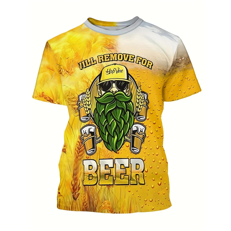 

Oktobeer фестиваль подарок 3D принт спортивная быстросохнущая дышащая мужская футболка уличная уличная вечеринка модная повседневная простая с коротким рукавом