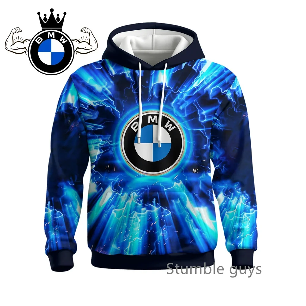 الخريف الرجال BMW هوديي طويلة الأكمام البلوز سترة معطف دراجة نارية رياضية سباق M قوة السيارات العلامة التجارية عارضة الأزياء #2