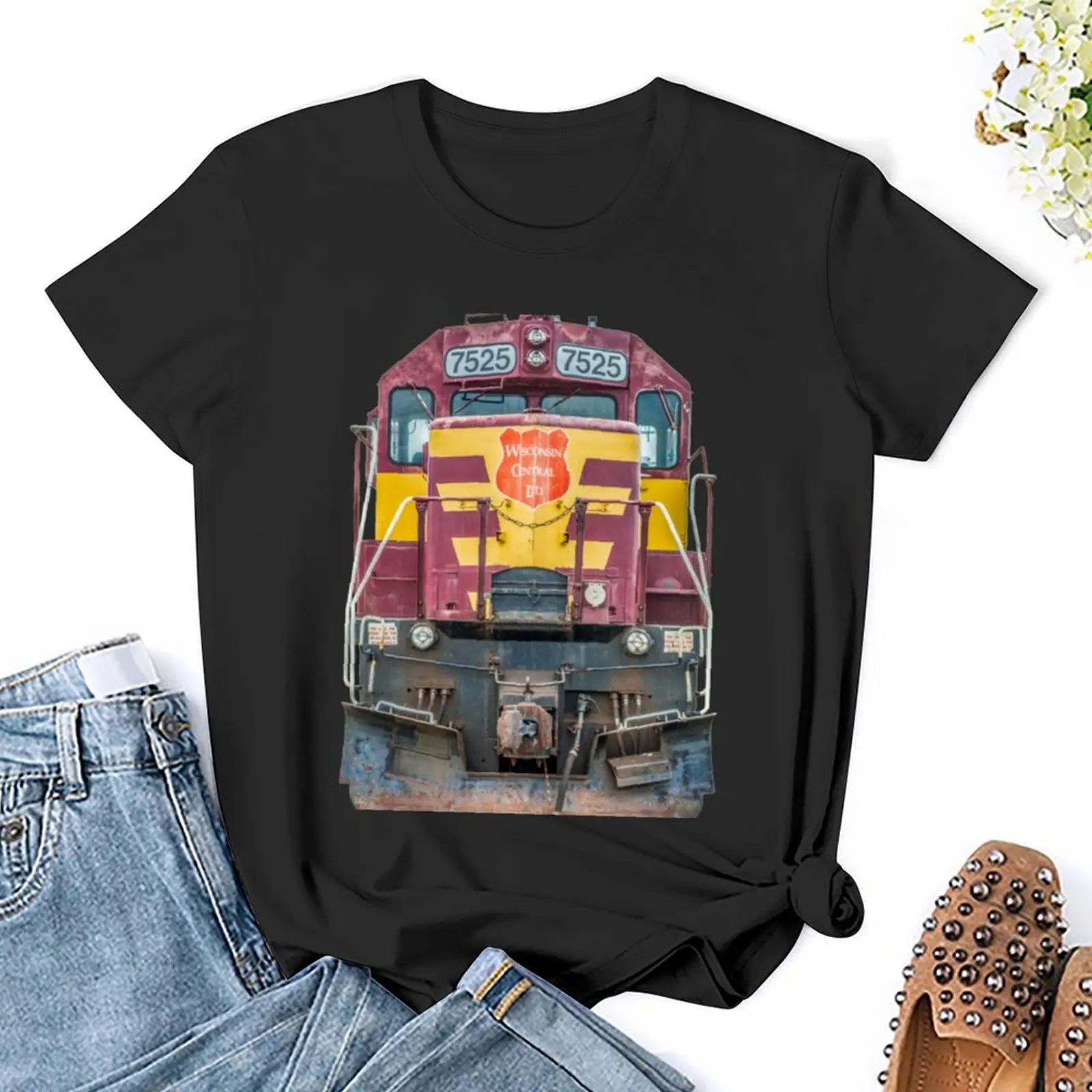 WC 7525 T-Shirt shirts graphic tees Short sleeve tee workout t shirts for Women