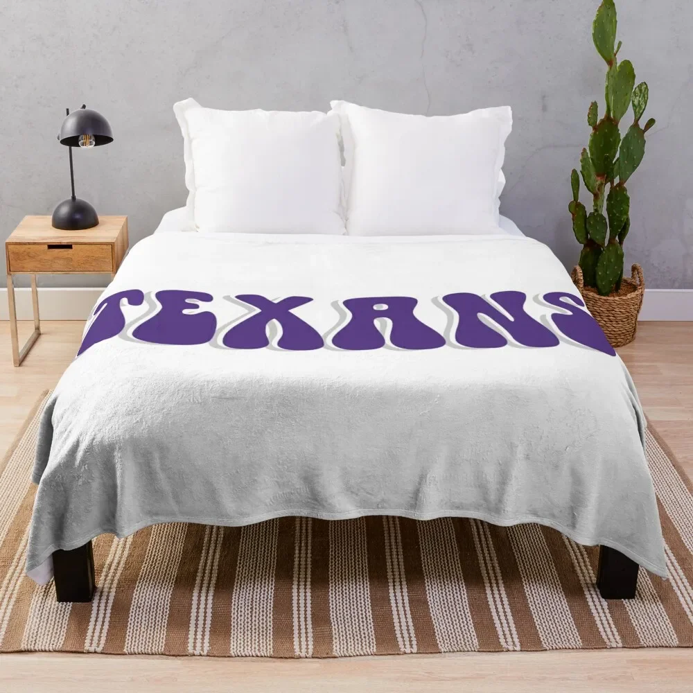 

Tarleton State University Texans Throw Blanket Luxurious Soft Fuzzy Blanket for Sofa Bed