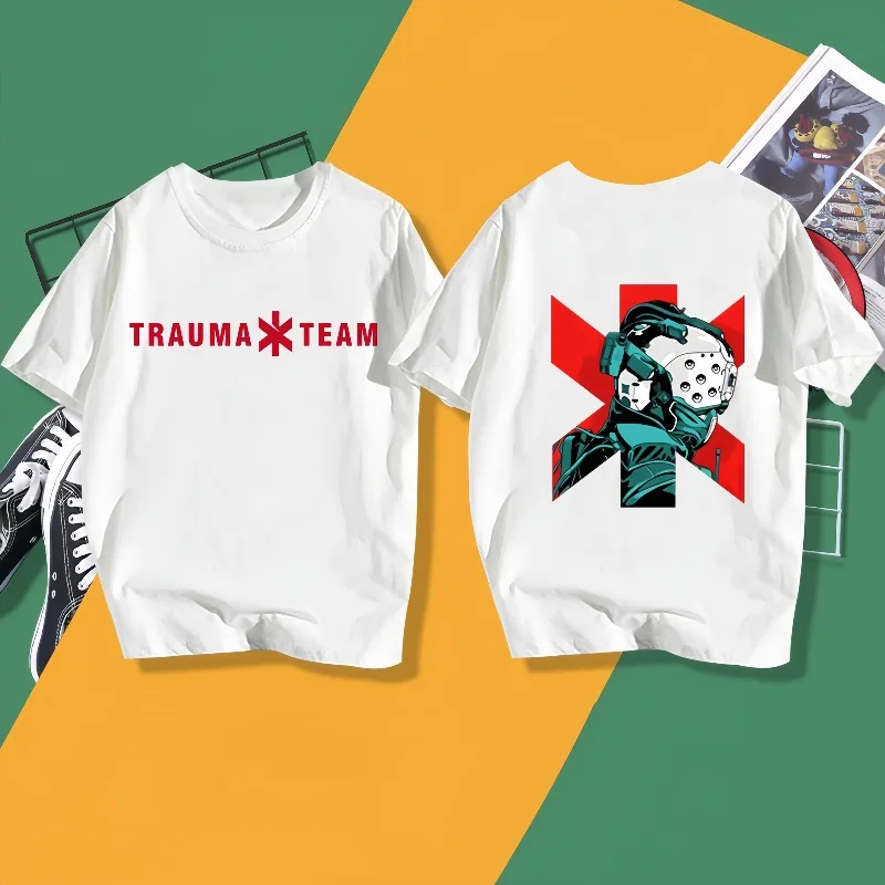 لعبة جديدة Cyberpunk 3D مطبوعة تي شيرت عارضة تنوعا تنفس التجفيف السريع زوجين أعلى العصرية #3