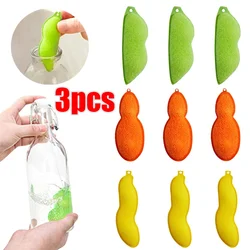 3pc Cup Cleaning Brush Pea Cleaning Sponge Coffee Tea Wine Drink Glass Bottle Cleaner Brush Cup Scrubber Cleaning Gadget