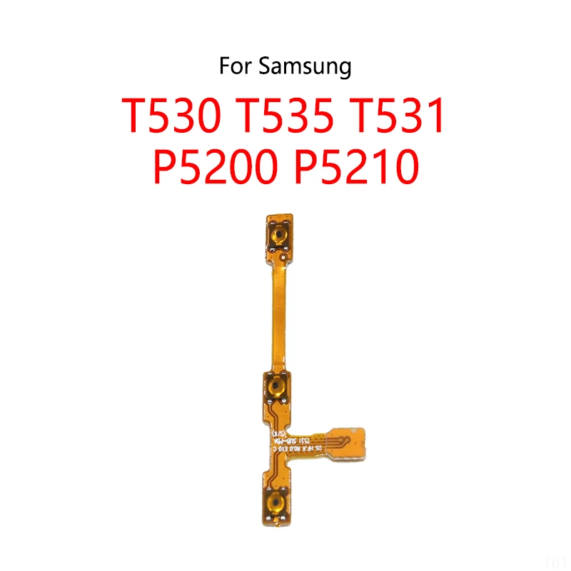 Power Button Switch Volume Mute Button On / Off Flex Cable For Samsung Galaxy Tab 4 10.1 SM-T530 T530 T535 T531 / P5200 P5210