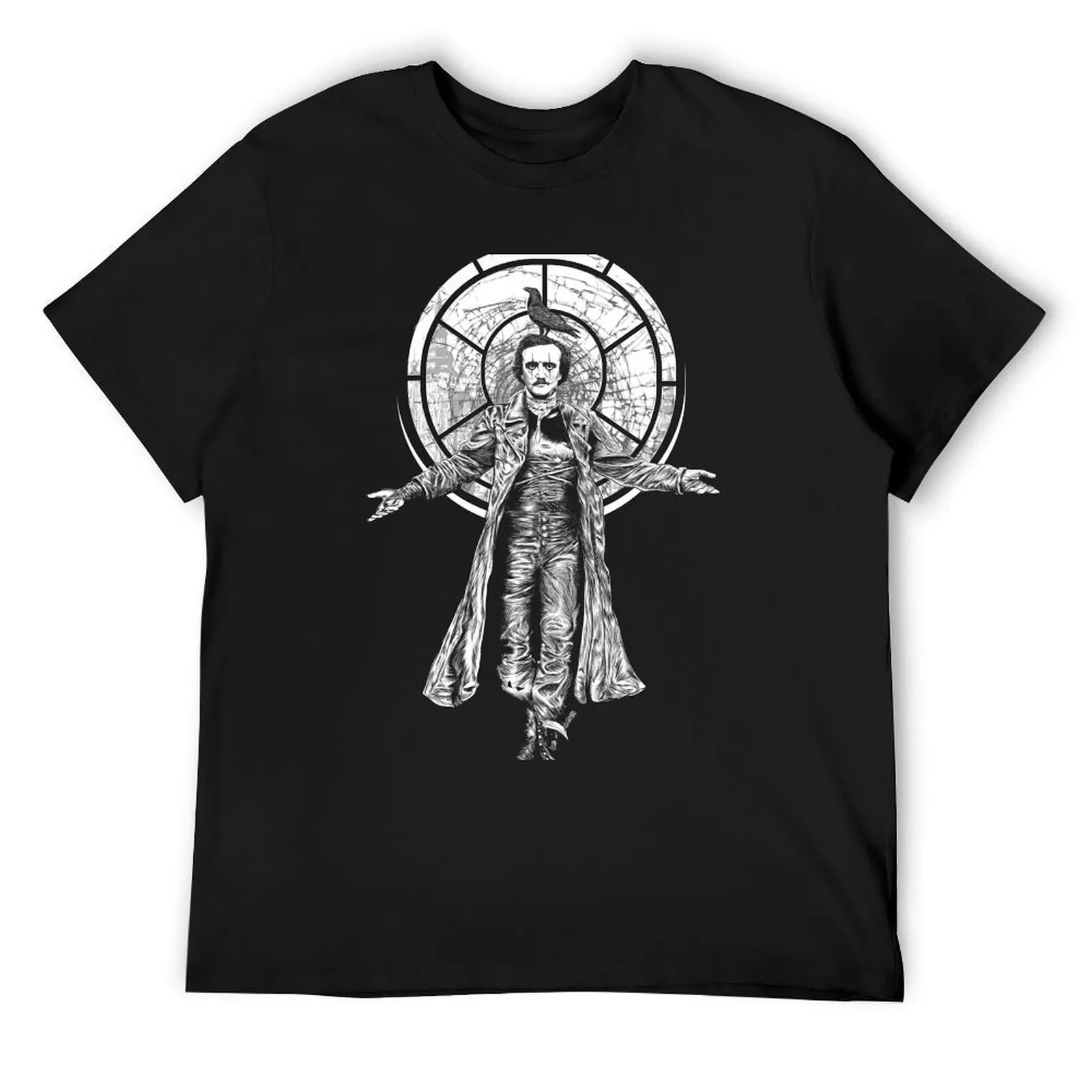 

Edgar Allan Crow T-Shirt korean fashion for a boy football t shirt designer t shirt men