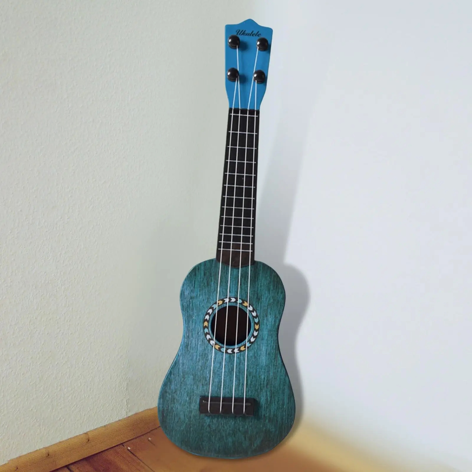 4 Strings Soprano Ukulele Guitar Strumming Training Early Education 21inch Music Toy Gift for Beginner Guitar Musical Instrument