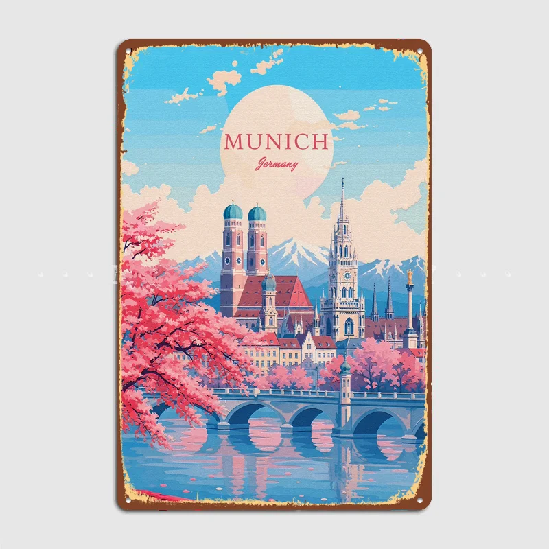 뮌헨 독일 여행 메탈 맞춤형 사인 거실 벽 실내 장식  - Germany Home Decor 리뷰 및 가격