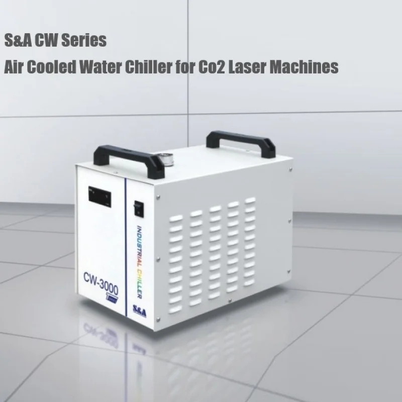 Chiller powietrza i wody Bluetimes S&A CW3000 CW5000 CW5200 do chłodzenia maszyn do grawerowania i cięcia laserem CO2, chłodzi rurę laserową 150W