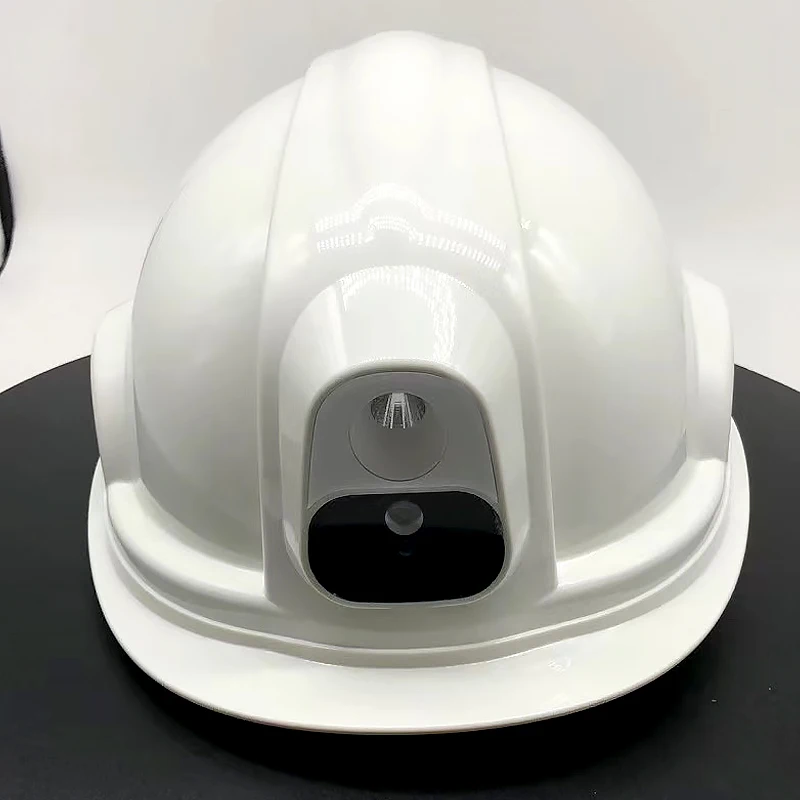 Hard hat safety helmet GPS wifi live streaming 4G Helmet Camera end software camera