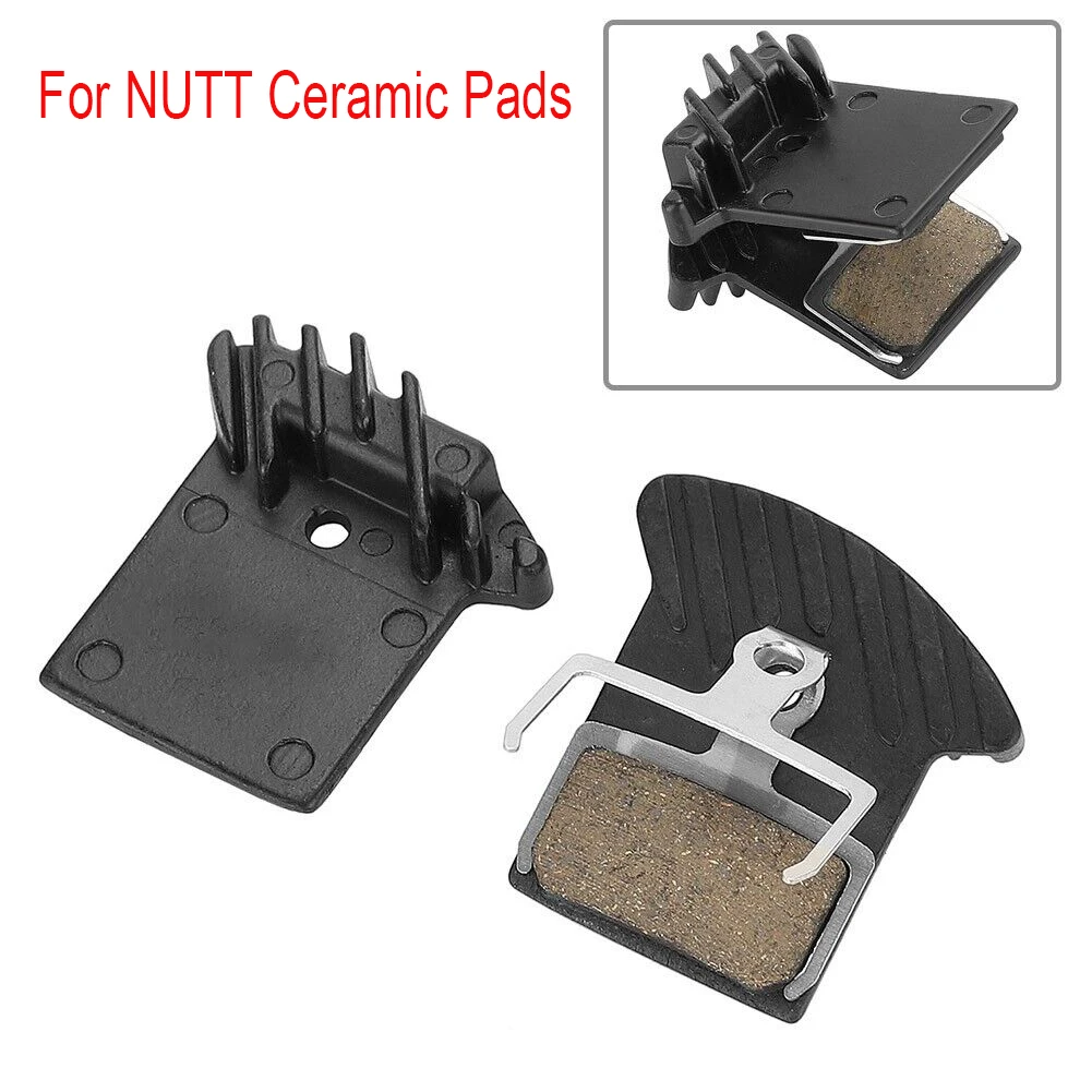 4pairs NUTT Heat Dissipation MTB Bicycle Disc Brake Pad With Cooling Mountain Bike Hydraulic Brake Ceramic Pads