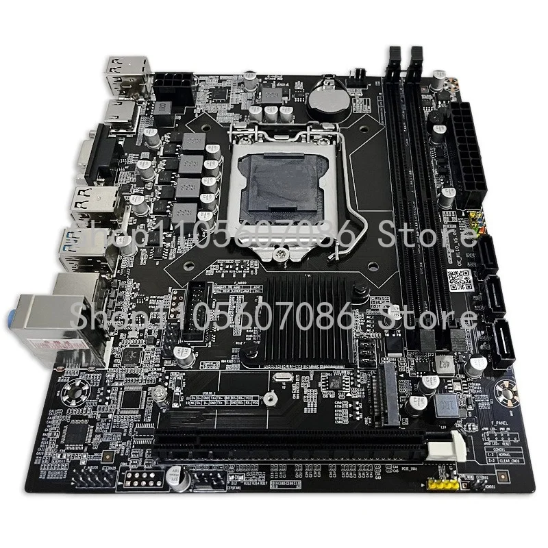New H110 DDR4 Desktop Main Board 1151 Pin with M.2 Interface Support 678 9th Generation CPU I5 8400