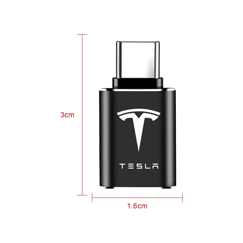 Car charging adapter TypeC to USB converter Accessories For Tesla Model 3 2022 S X Y Style Roadster Invader Coil Mod WYE K80