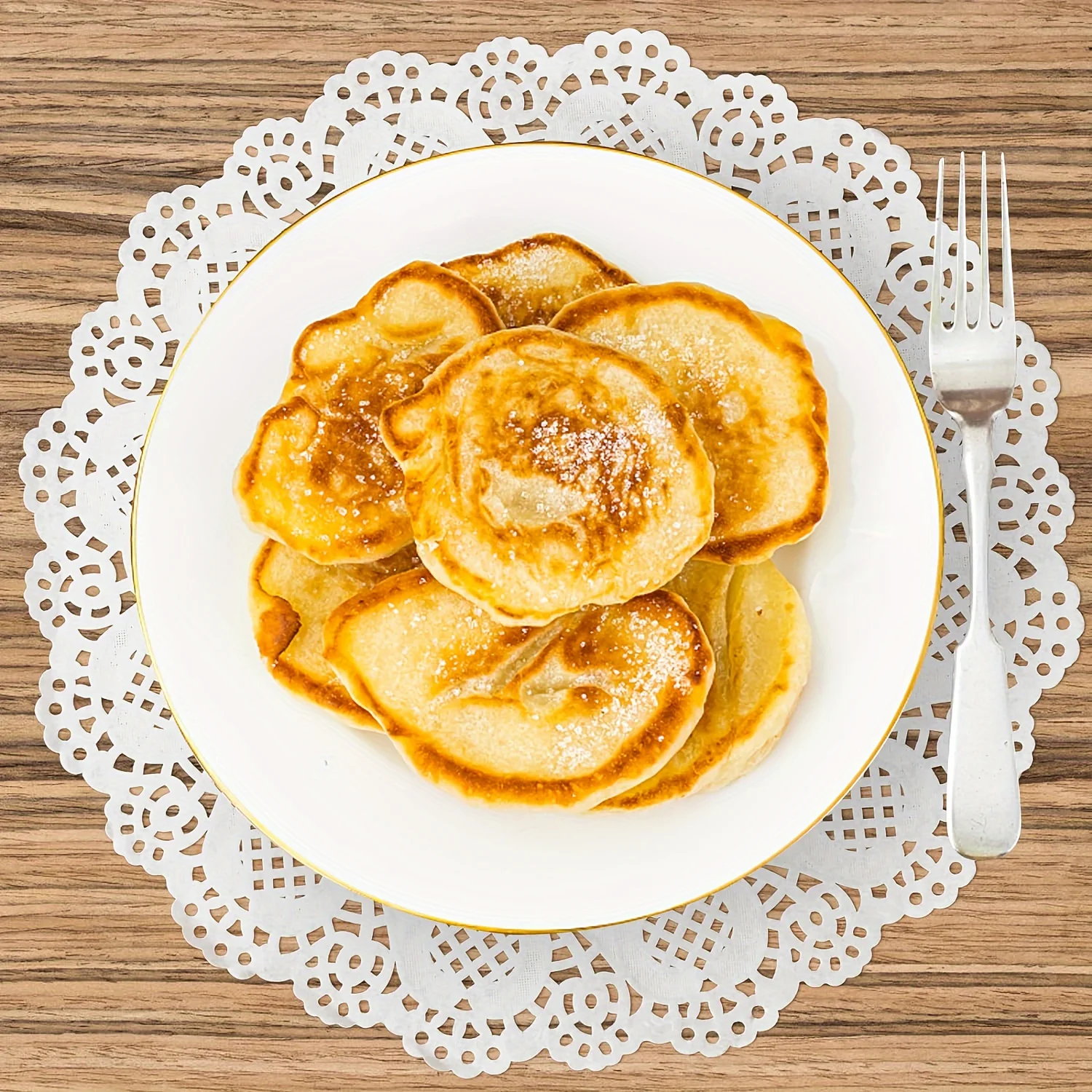 50/100 Stück Tischsets aus Papier mit Spitzenrand, Cupcake-Untersetzer für frittierte Speisen, Desserts, Partys, Hochzeiten, Tischdekoration, Küchen-Backutensilien – Detail 31