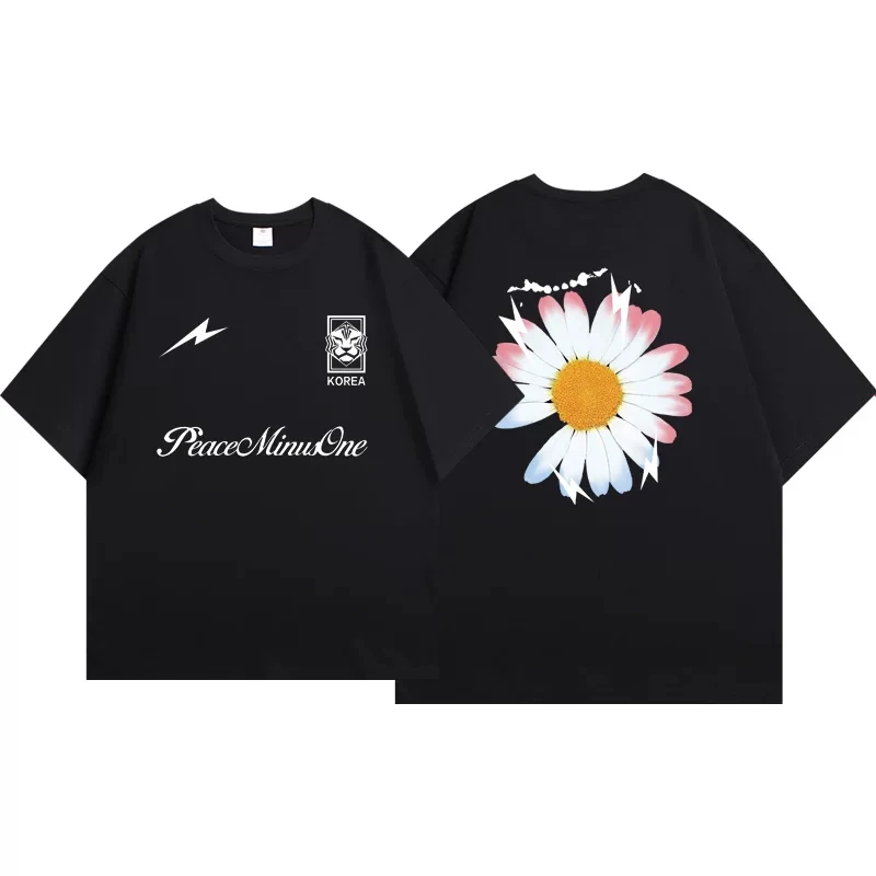 2026 Daisy Korea Streetwear Graphic Tee T Shirt Men's Women's Unisex Cotton Retro Edgy Cool Oversized Short Sleeve Top