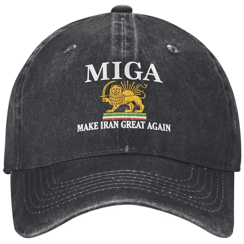 Maak Iran weer geweldig Baseball Cap Heren Dames Print Trucker Hat Zomer Y2k Retro Running Hippie Zonneklep Baseball Caps - afbeelding 2