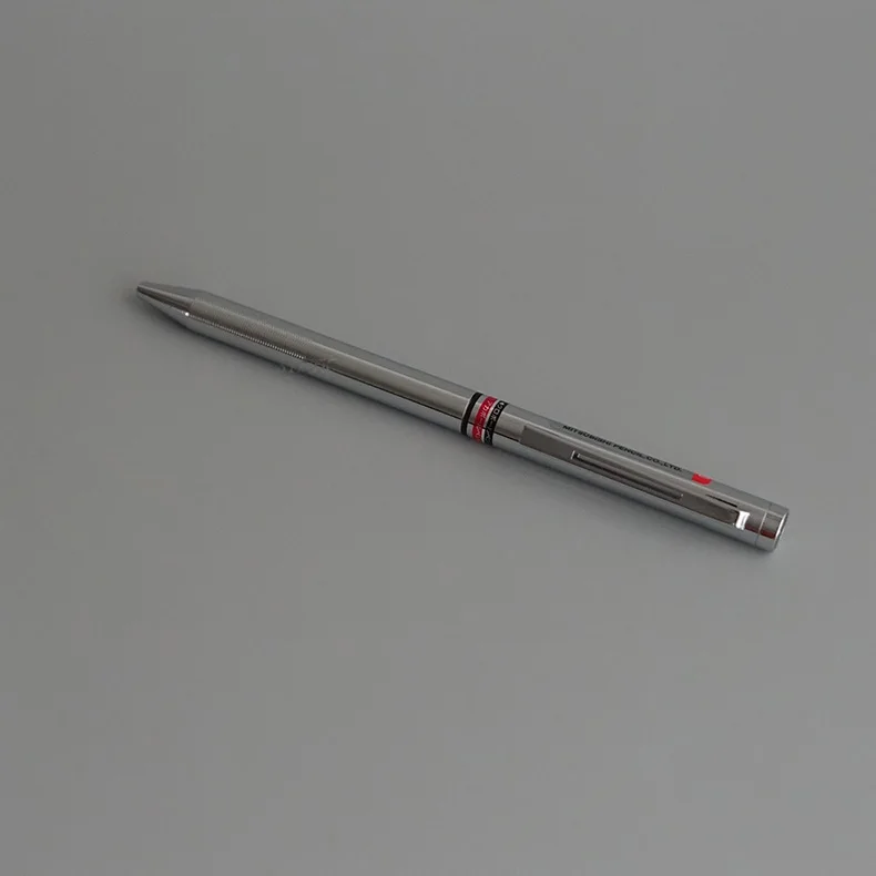 Japan Uni 2-in-1 Kugelschreiber Mitsubishi SE-1000 Minimalistischer Metallstab Schwarz/Rot Mehrfarbige Stifte Original Luxus Schreibwaren Geschenk – Detail 5