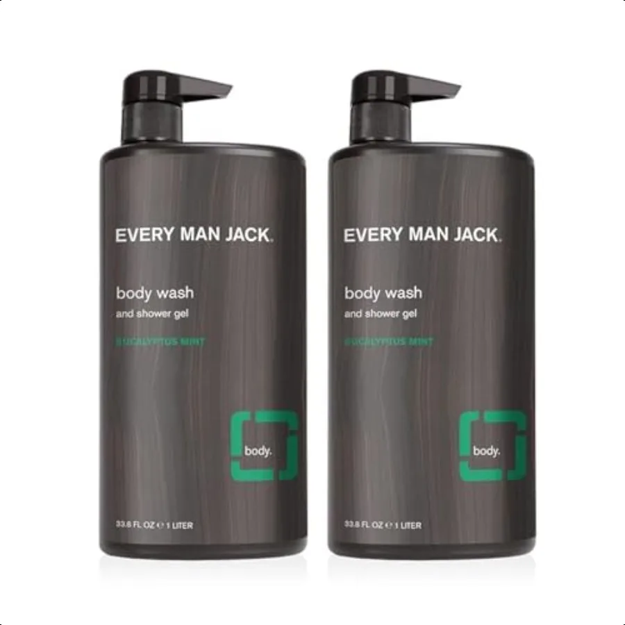 

Eucalyptus Mint Mens Body Wash for All Skin Types Cleanse Nourish and Hydrate Skin with Naturally Derived Ingredients Paraben F