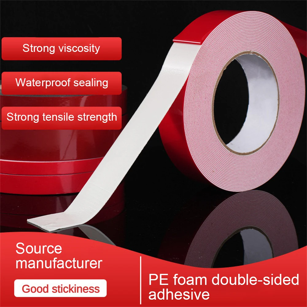 Transparent Strong Multipurpose Red Film White Glue Nano Double Sided Home Appliance Double-sided Adhesive 1-10m