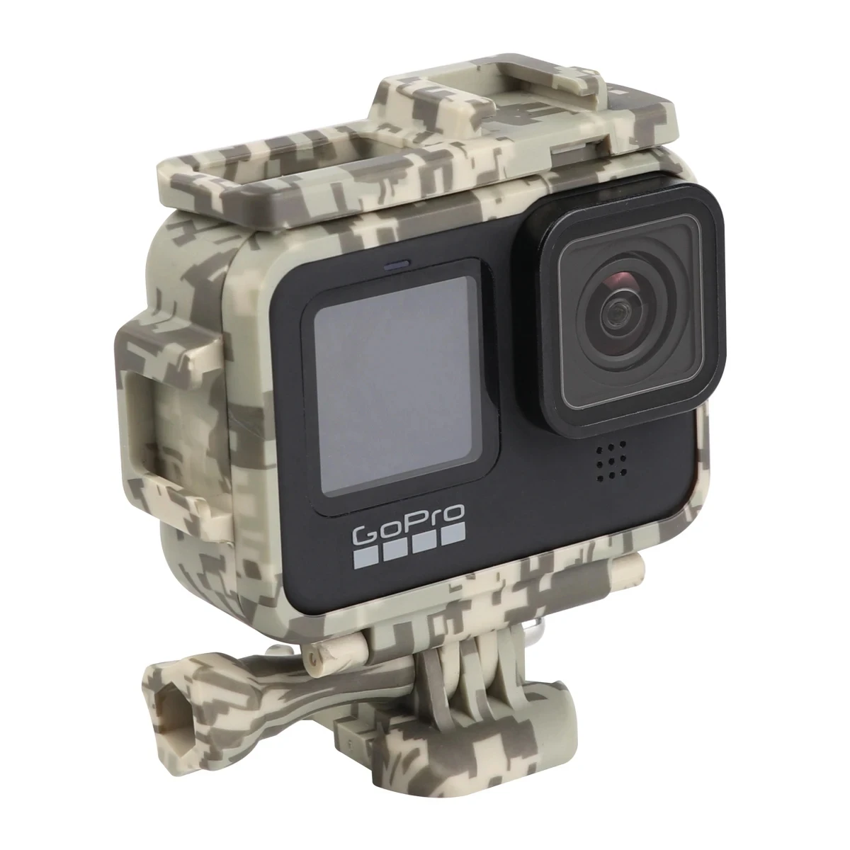 GoProヒーロー用保護カバーフレーム,ハウジング,カモフラージュ,黒,アクションカメラ,アクセサリー,12,10,9,11