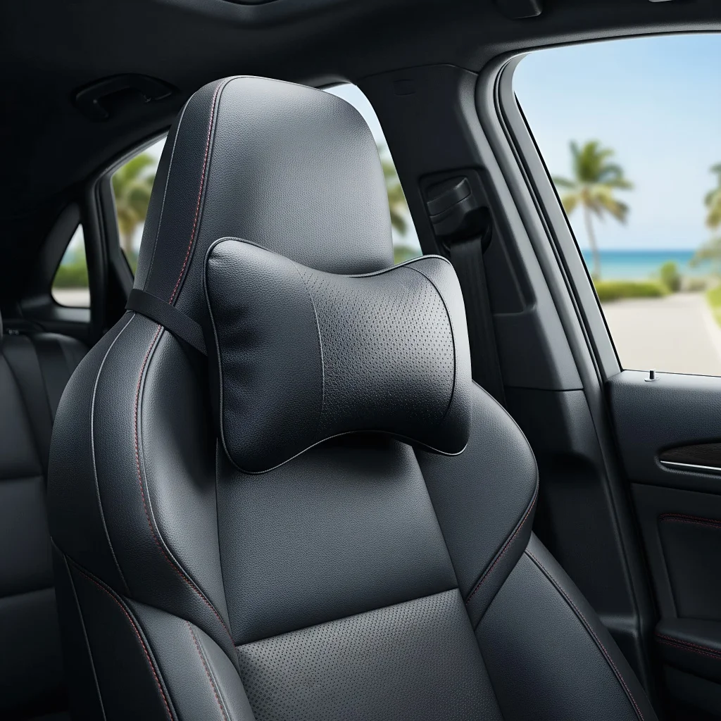 

Подголовник автомобильного сиденья с дышащей сеткой: безопасная подставка для головы и шеи, расслабляющая подушка и автозащита