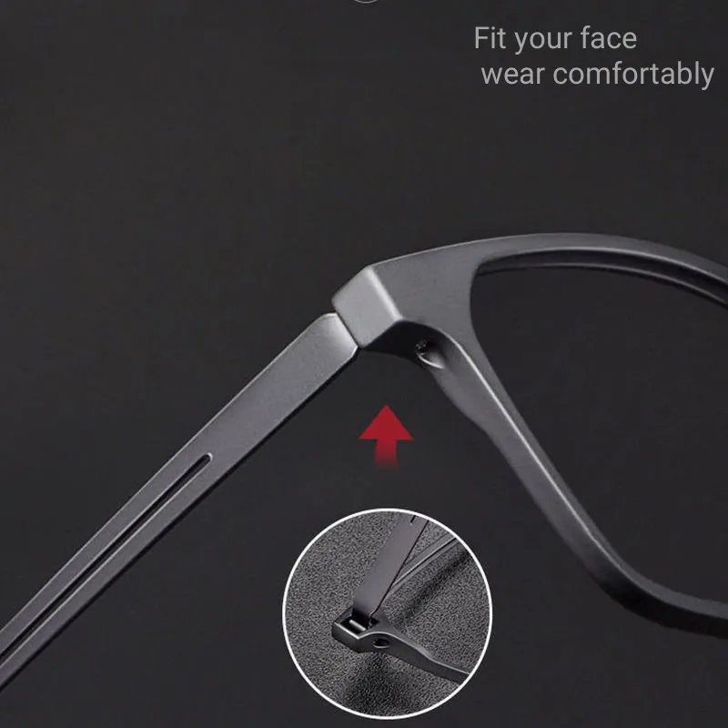 2025, progressive multifokale Lesebrille für Herren – Business-Computerbrille mit Titanrahmen und Stärken von 1,0, 2,0, 3,0 – Detail 7