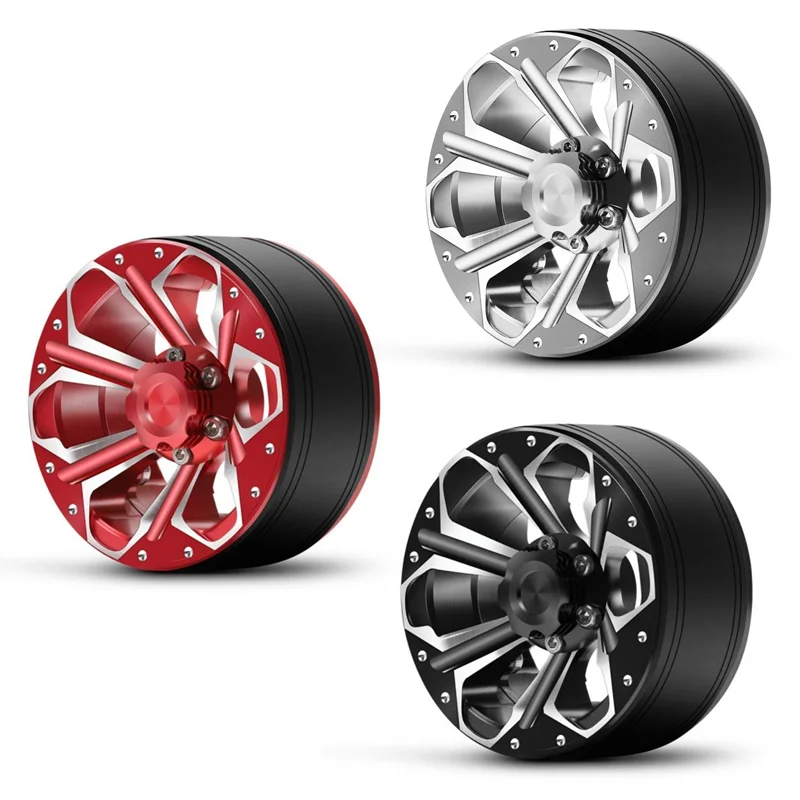 

4 шт., ступица колес 1,9 дюйма из алюминиевого сплава для 1/10 Rc Crawler Vehicle Axial SCX10 90046 AXI03007 TRX4 VS4-10 CC01 MST Redcat Gen8