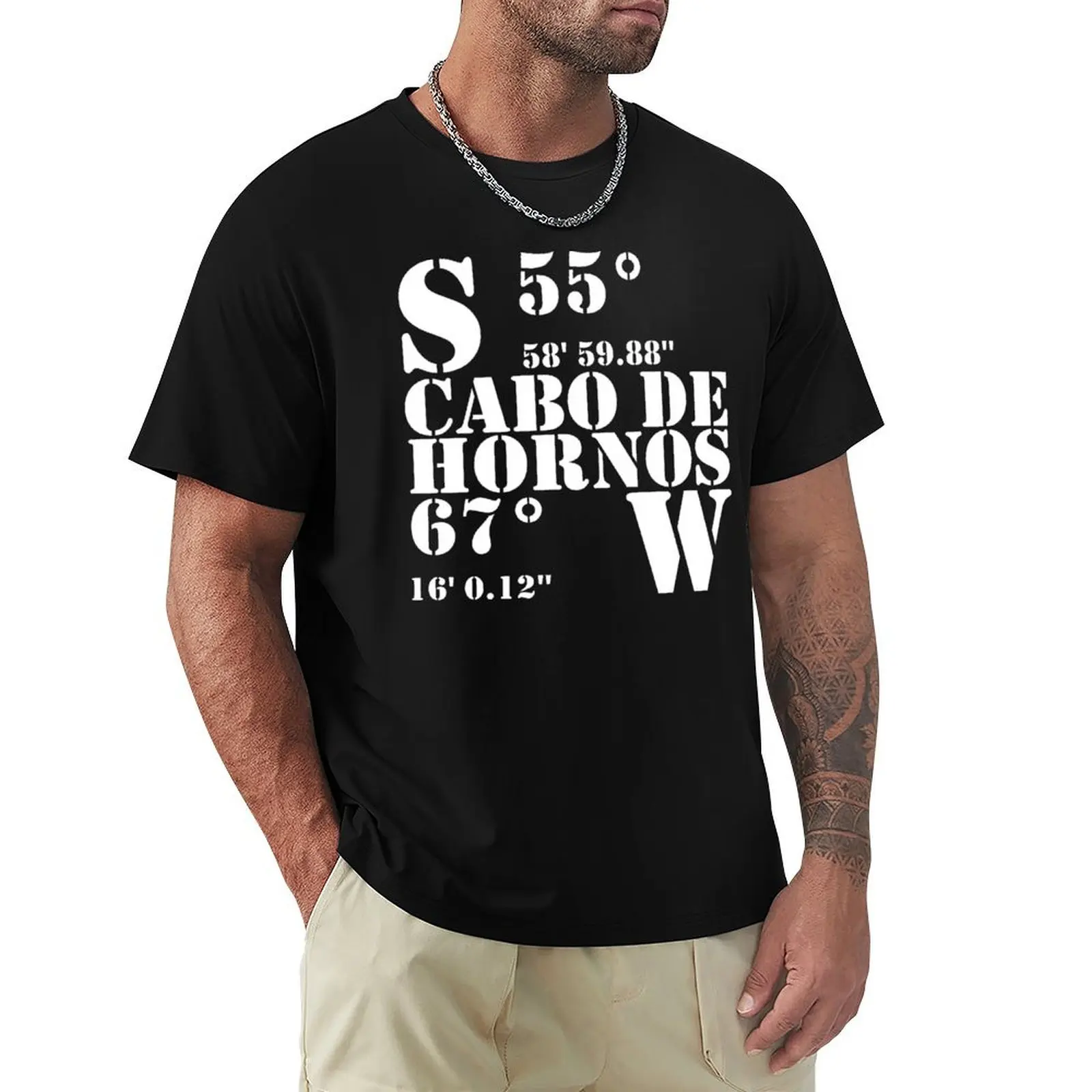 Cabo de Hornos - Cape Horn T-Shirt Fashion Letter Print T-Shirt