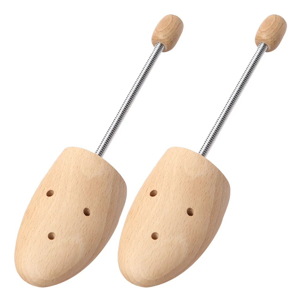 1Pair Wooden Shoe Stretcher Adjustable Beech Wood Shoes Expander Men Women Shoe Shape Support Tool Prevent
