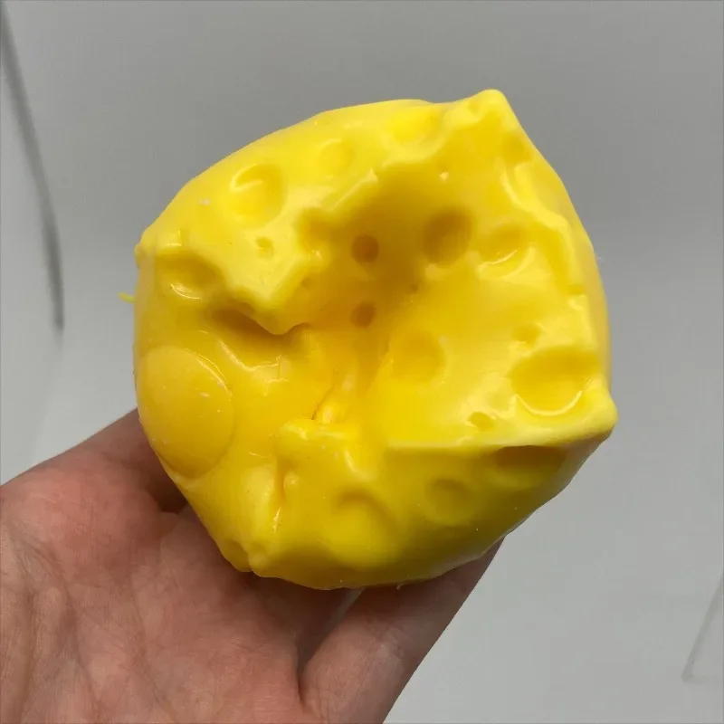 Mini Cheese Cube Squishy Fidget Toys Building Block Filling No Rebound Squeeze Toys Sensory Stress Relief Fidget Toy for Adult - view 3