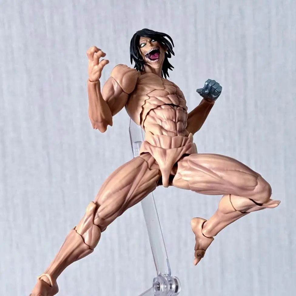 ฟิกเกอร์อนิเมะ Attack on Titan ขนาด 15 ซม. เอเรน ไยเกอร์ รูปทรงไททัน ของสะสม โมเดลตุ๊กตา ของเล่น ของขวัญ