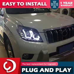 Car Styling Head Lamp for Toyota Prado LC150 Headlights 2010-2012 LED Headlight LED DRL Projector Lens Dynamic Auto Accessories