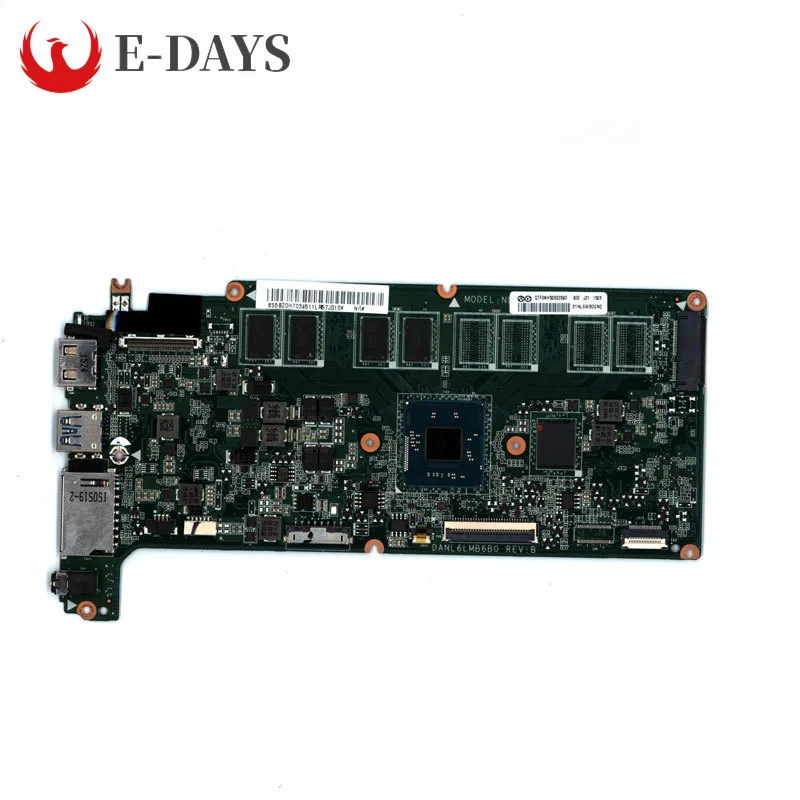 

For Lenovo Chromebook N21 Laptop Motherboard DANL6LMB6B0 Notebook Mainboard with N2840 CPU 2GB RAM 100% Tested Ok