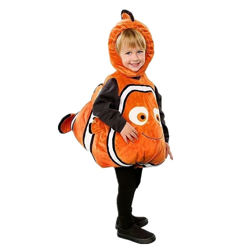 Cosplay Nemo jeu de rôle scène Costume enfant en bas âge école fête Performance combinaison Anime poisson clown enfants Halloween habiller cadeaux