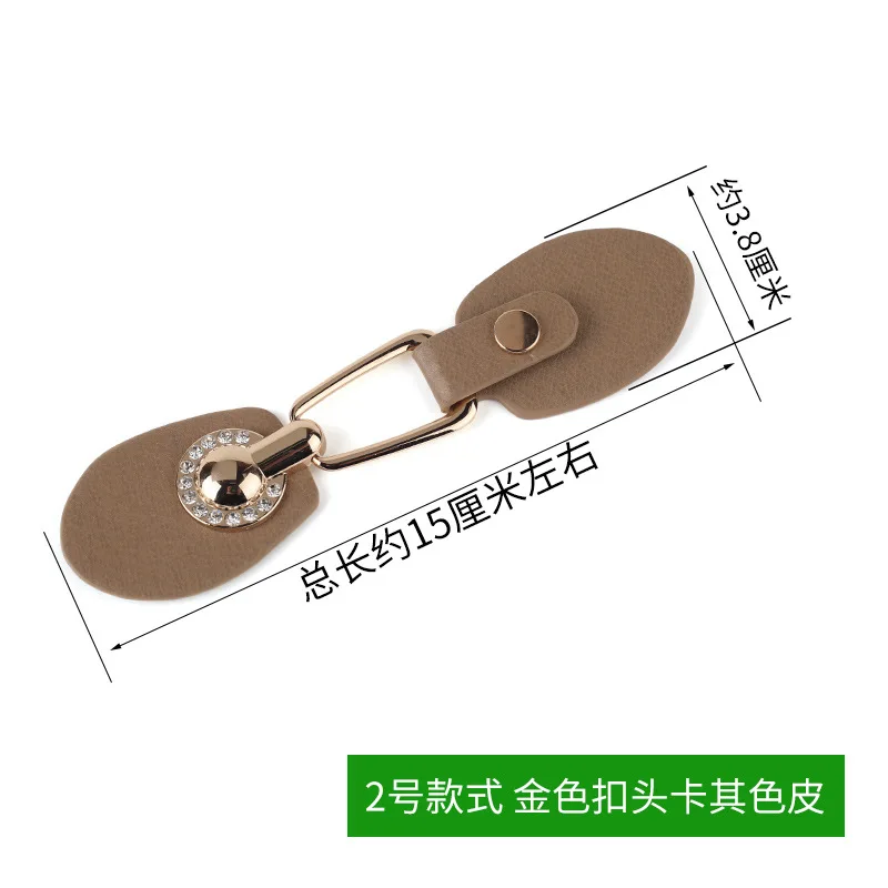 3 Paar Pu-Leder-Aufnäh schalter mit schwarzem Harzhorn knopf für Garderoben jacke Kleidungs knöpfe Ersatz-Kit – Detail 5